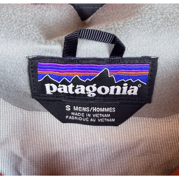 Patagonia Jacket Torrentshell H2NO Red Blue Small Windbreaker Hood Coat Men - Picture 4 of 12
